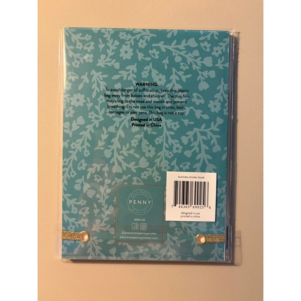 Passionate Penny Pincher Business Edition Planner Sticker Book 15 Sheets 562ct